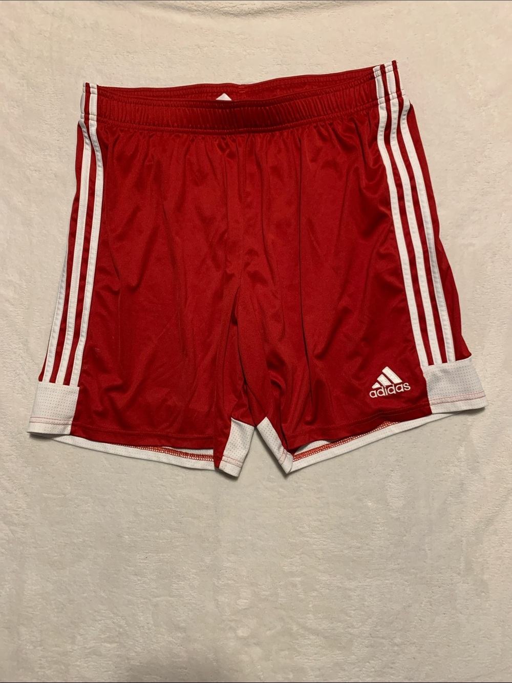 Adidas Climalite Soccer Shorts Mens XL Red